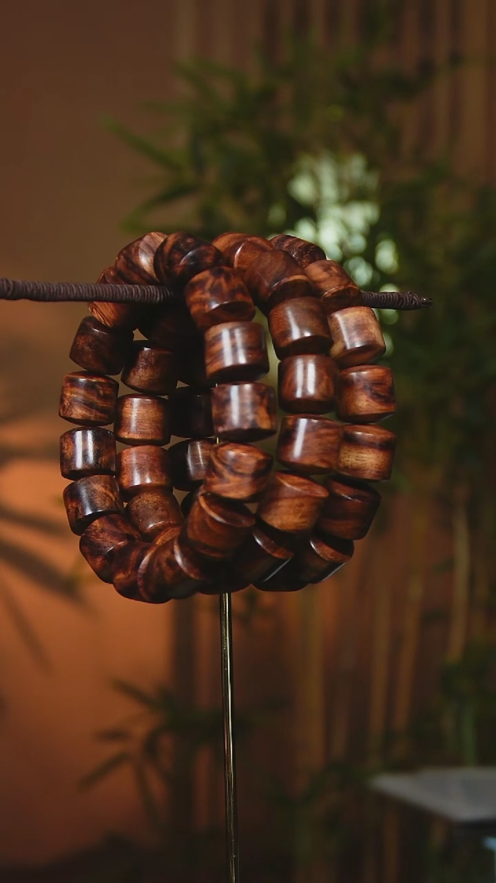 【闪购商品】黄花梨/降香黄檀手串/手链海南黄花梨1.5cm桶珠