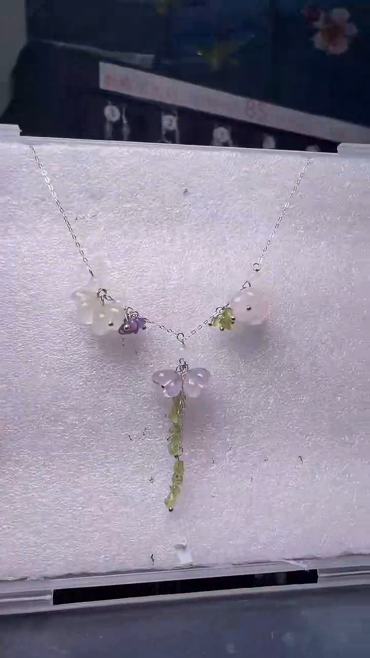 未镶嵌耳饰水晶枫**婉枫林听婉