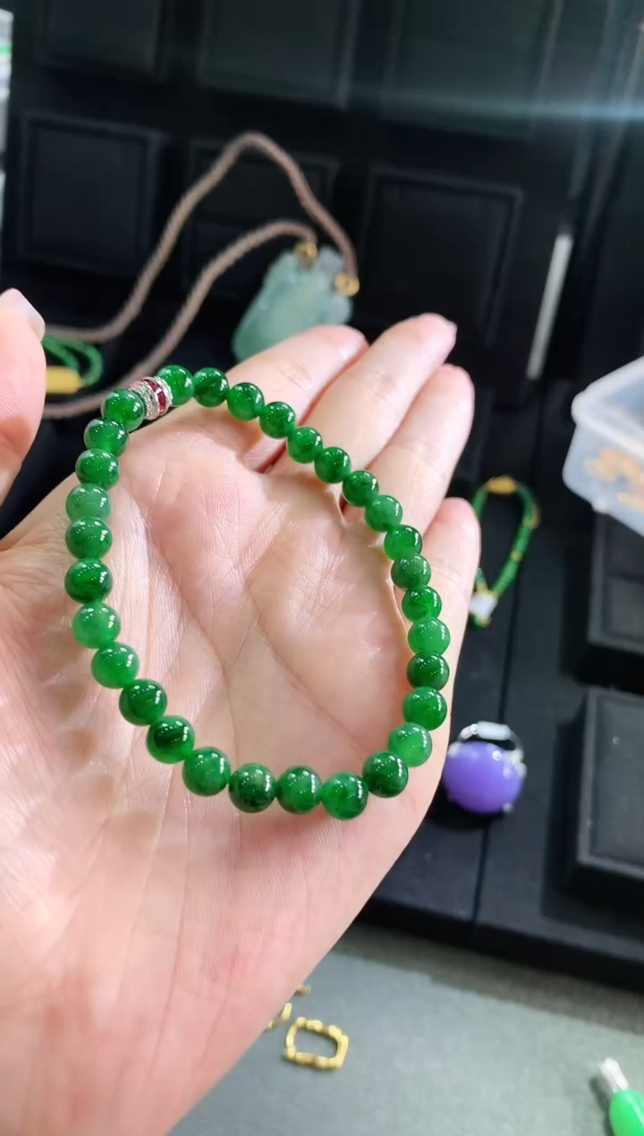 【闪购商品】翡翠手串未镶嵌手饰