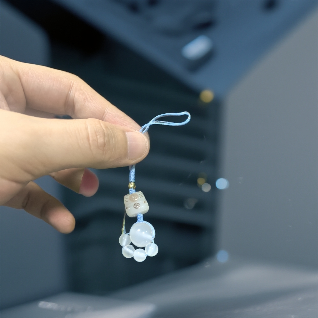 天然玛瑙玉髓猫爪时尚简约可爱少女风饰品钥匙扣挂件