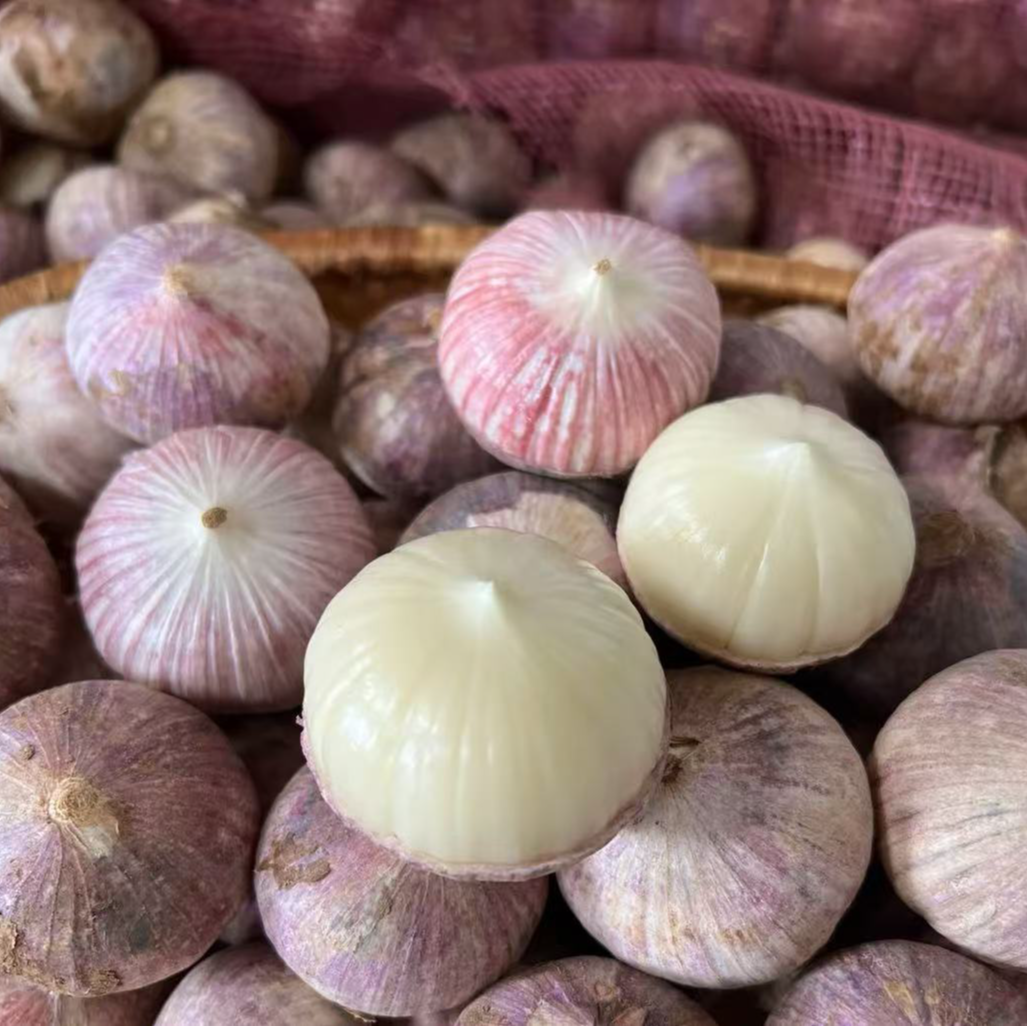 【圆通】郭一瓶水果云南新鲜紫皮独头蒜净重2斤
