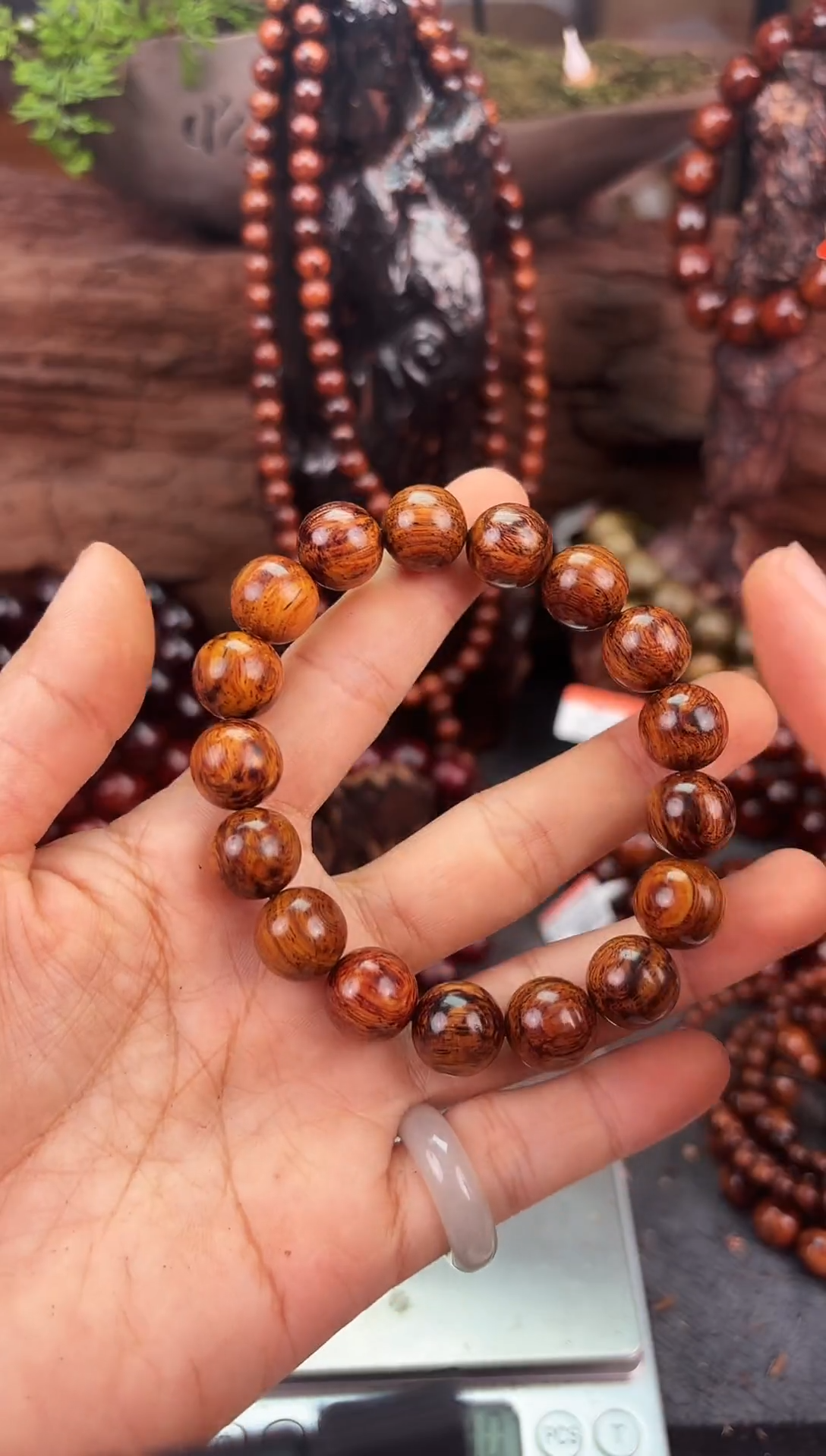 降真香海南红降花梨公1.2高货黄油芝麻点单圈22g