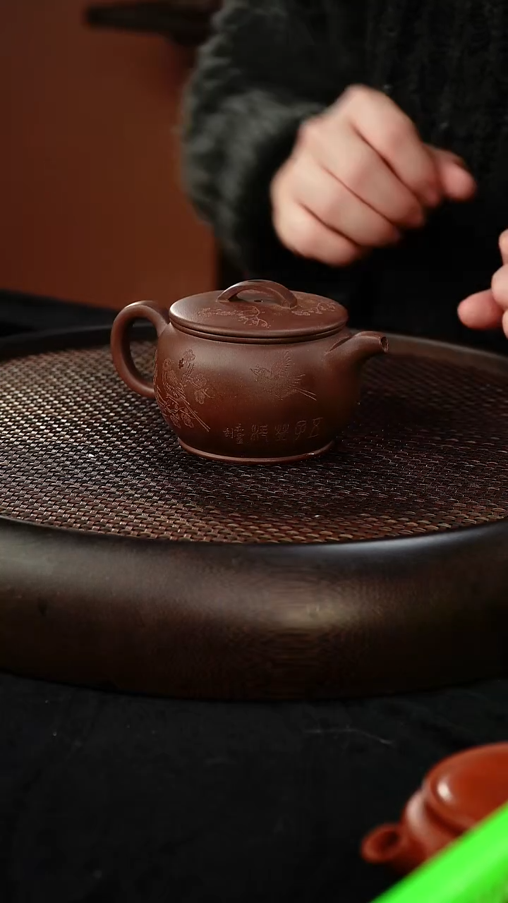 茶壶紫砂汉瓦 底槽清