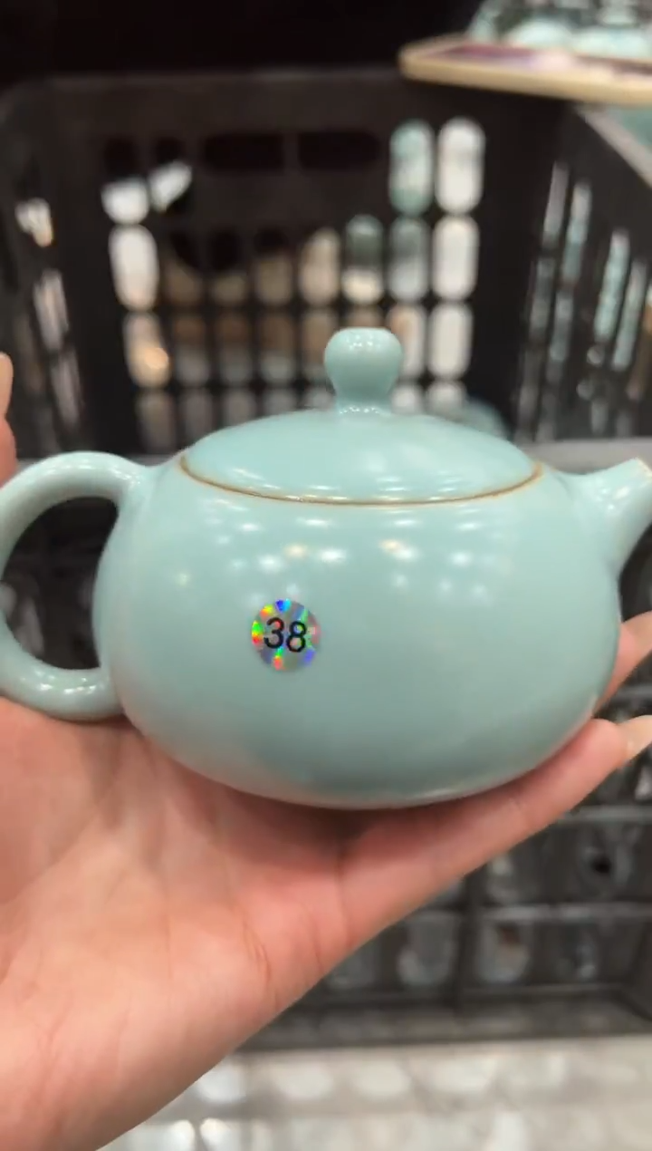 壶仿古天青西施壶大瑕38