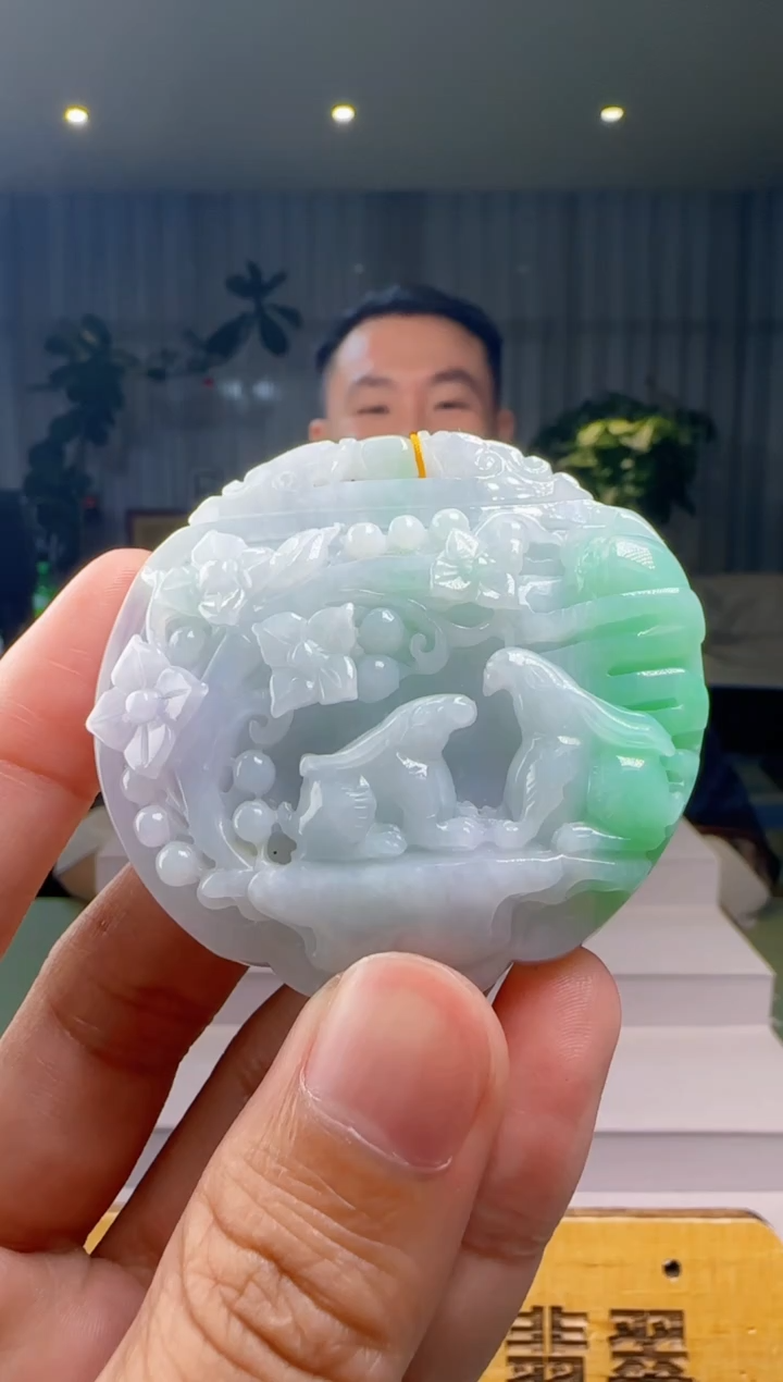 翡翠未镶嵌颈饰XM@@960Q3J20105