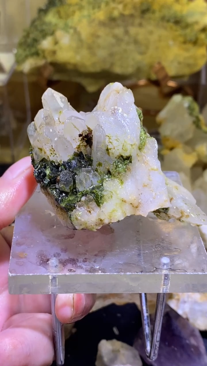 未镶嵌珠宝半成品水晶96号105g四川超七花园水晶