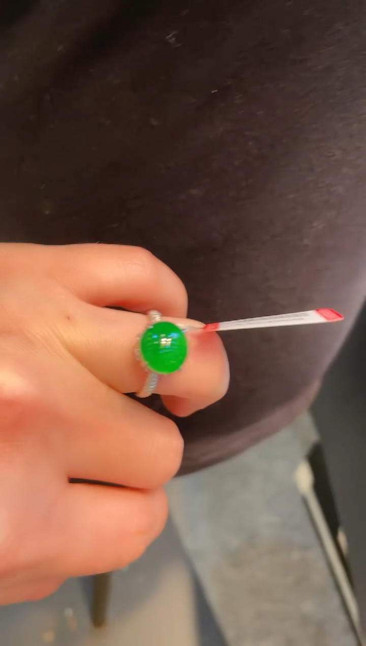 【闪购商品】翡翠颈饰18K金镶嵌A80天然A货翡翠