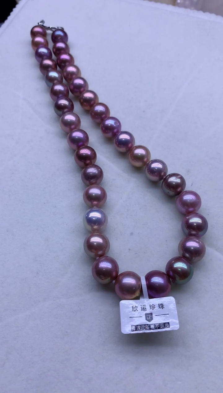 【闪购商品】淡水珍珠项链银S925镶嵌淡水珍珠项链