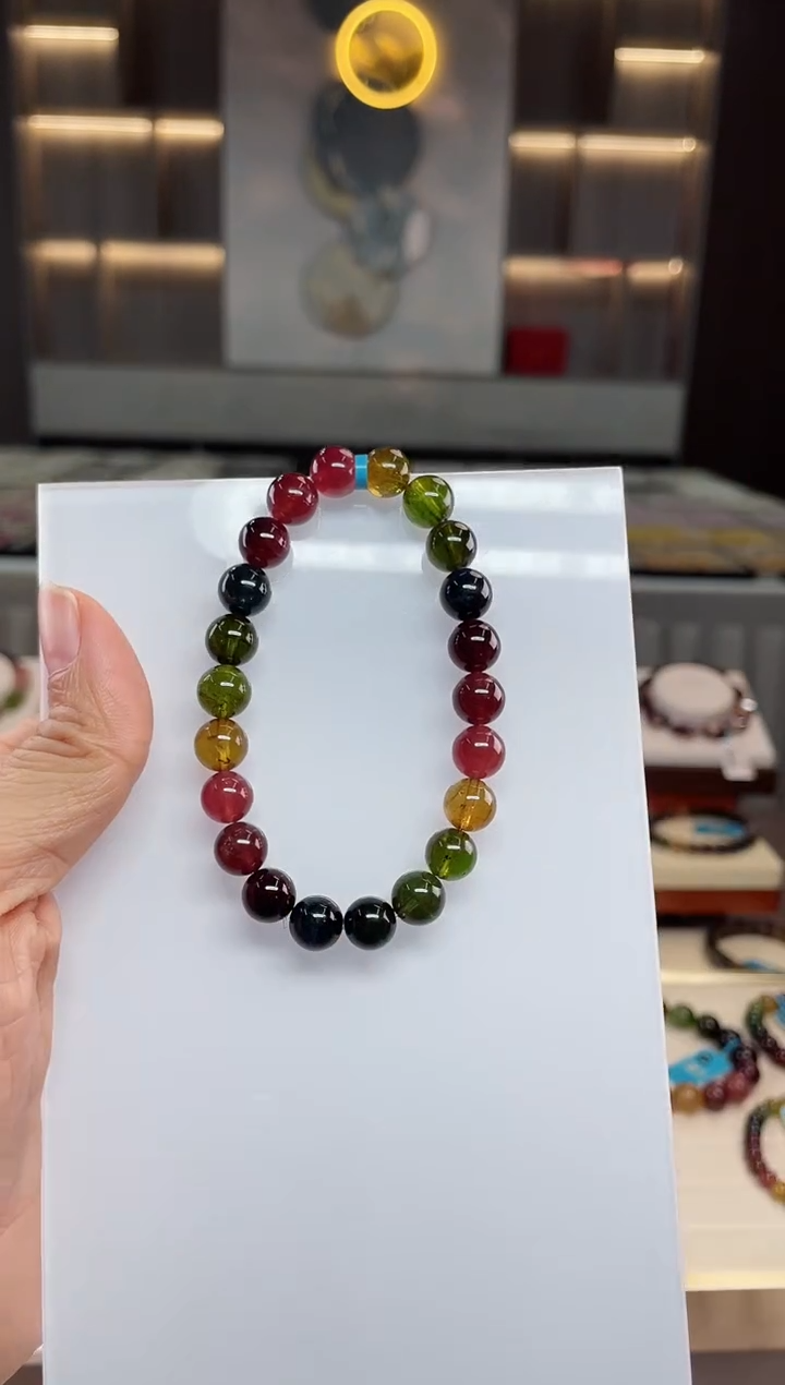 【闪购商品】碧玺单圈手串未镶嵌（多样性发一条）Q