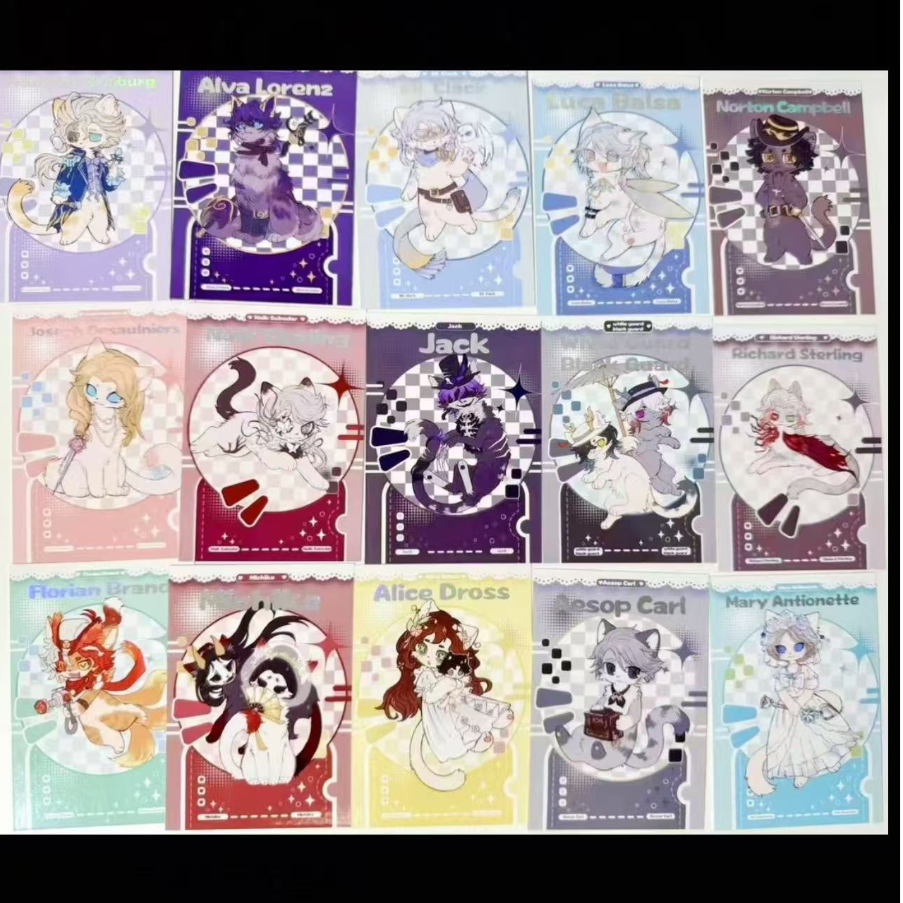 第五人格周边--画师授权MaoMi系列 拍立得 卡牌【默认代拆】