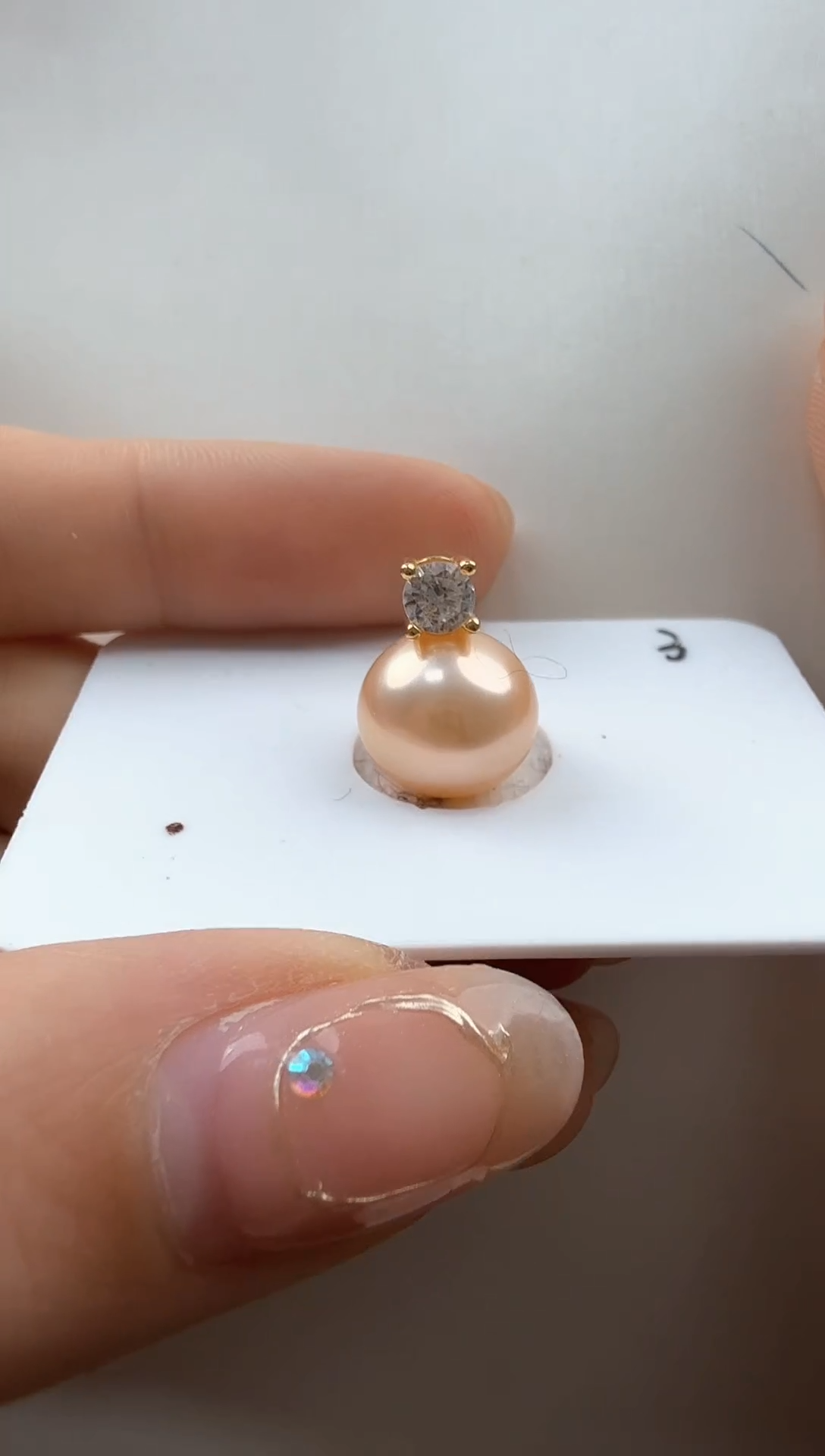 【闪购商品】淡水珍珠吊坠(赠链)银S925镶嵌10-11mm中国红王妃吊坠