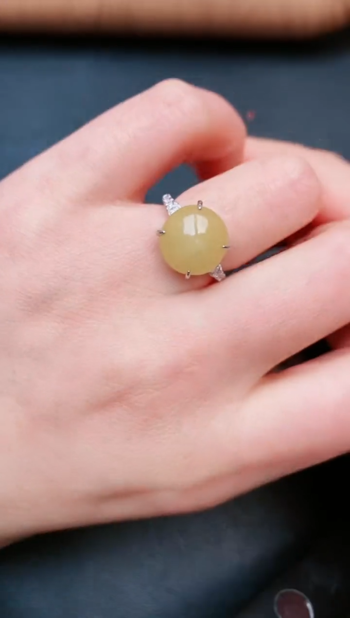 【闪购商品】翡翠戒指银S925镶嵌....