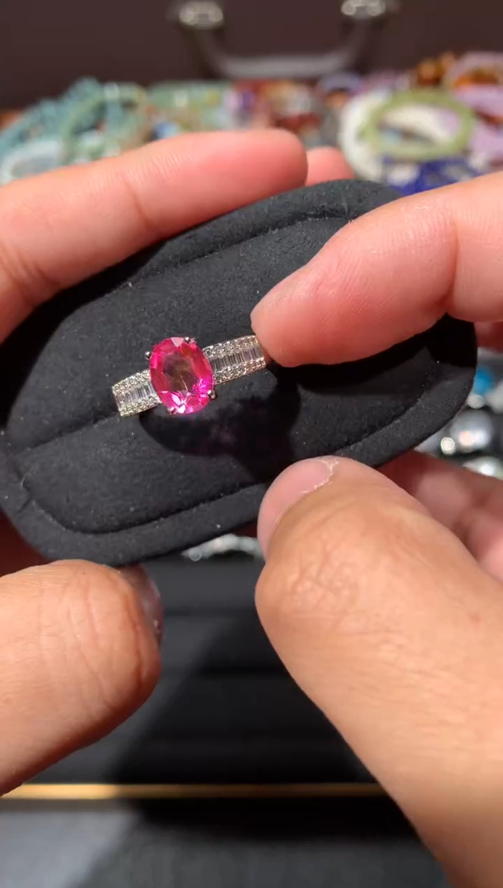 未镶嵌戒指托帕石K63【多样性发其一】