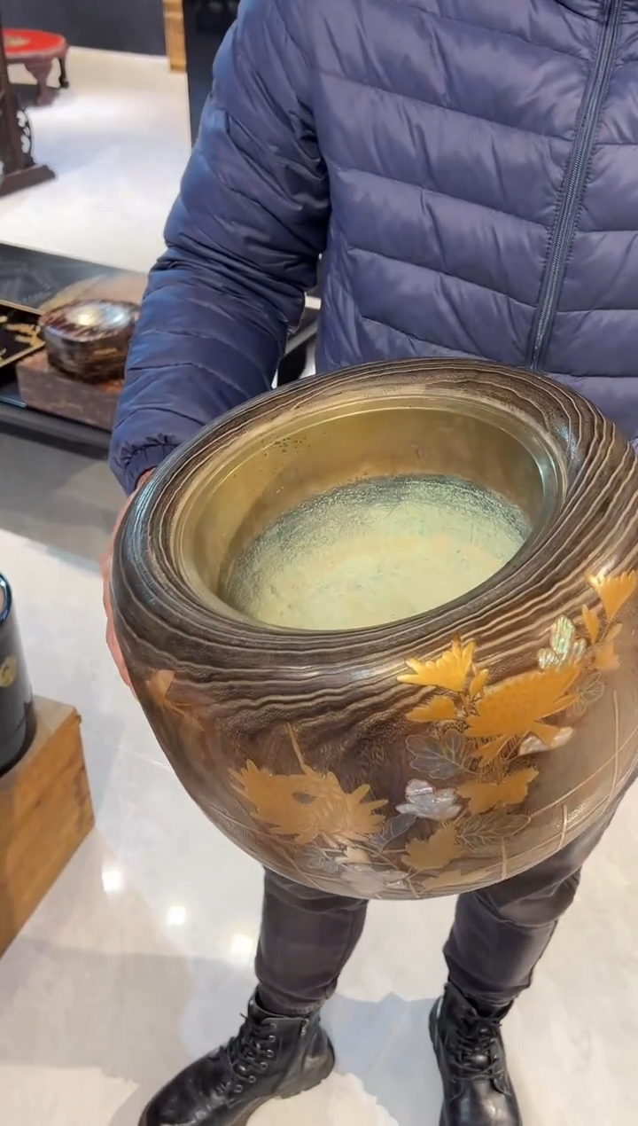 火钵 大漆漆器大漆漆器