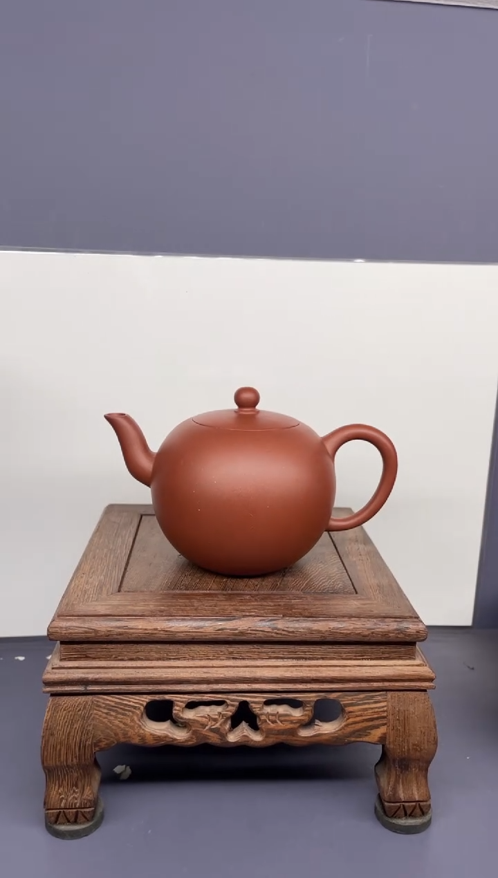 【闪购商品】紫砂茶壶底槽清一粒珠+矿标证书