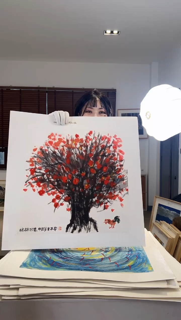 【闪购商品】版画耿玉琨亲签限量发行版画作品s版