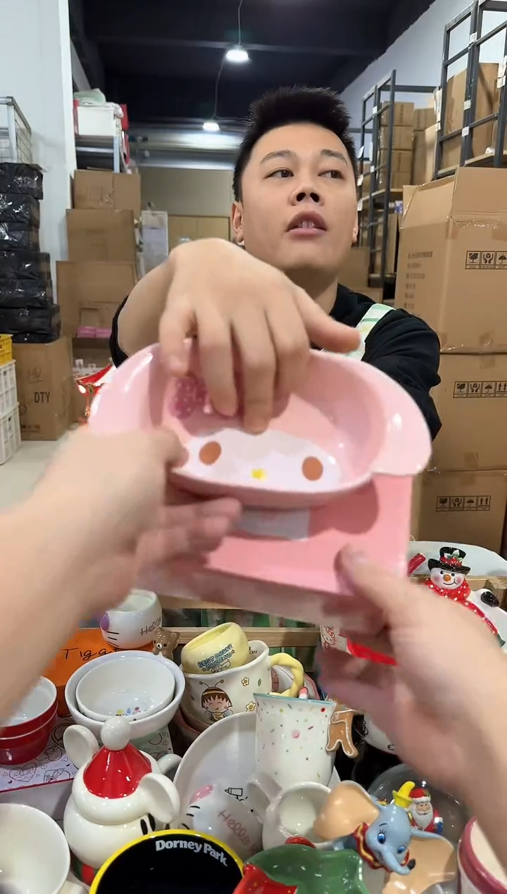 瓷片小号原盒美乐蒂深碗