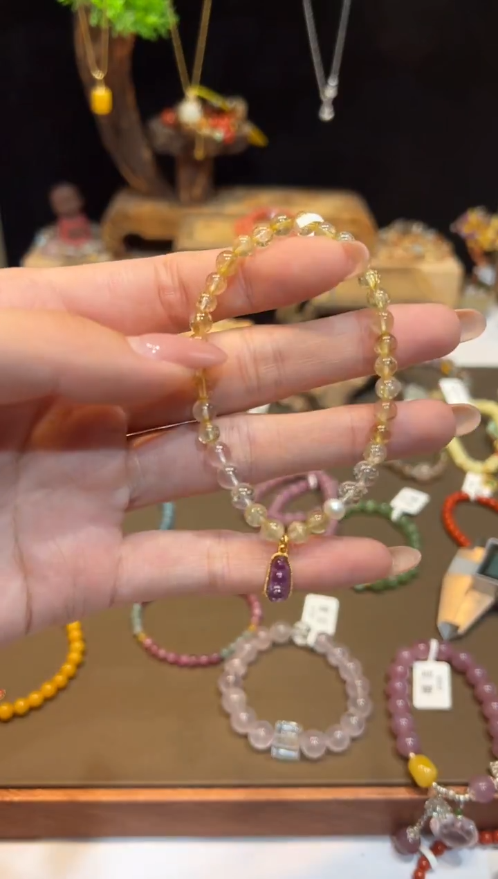 未镶嵌手链水晶手饰@@E7053