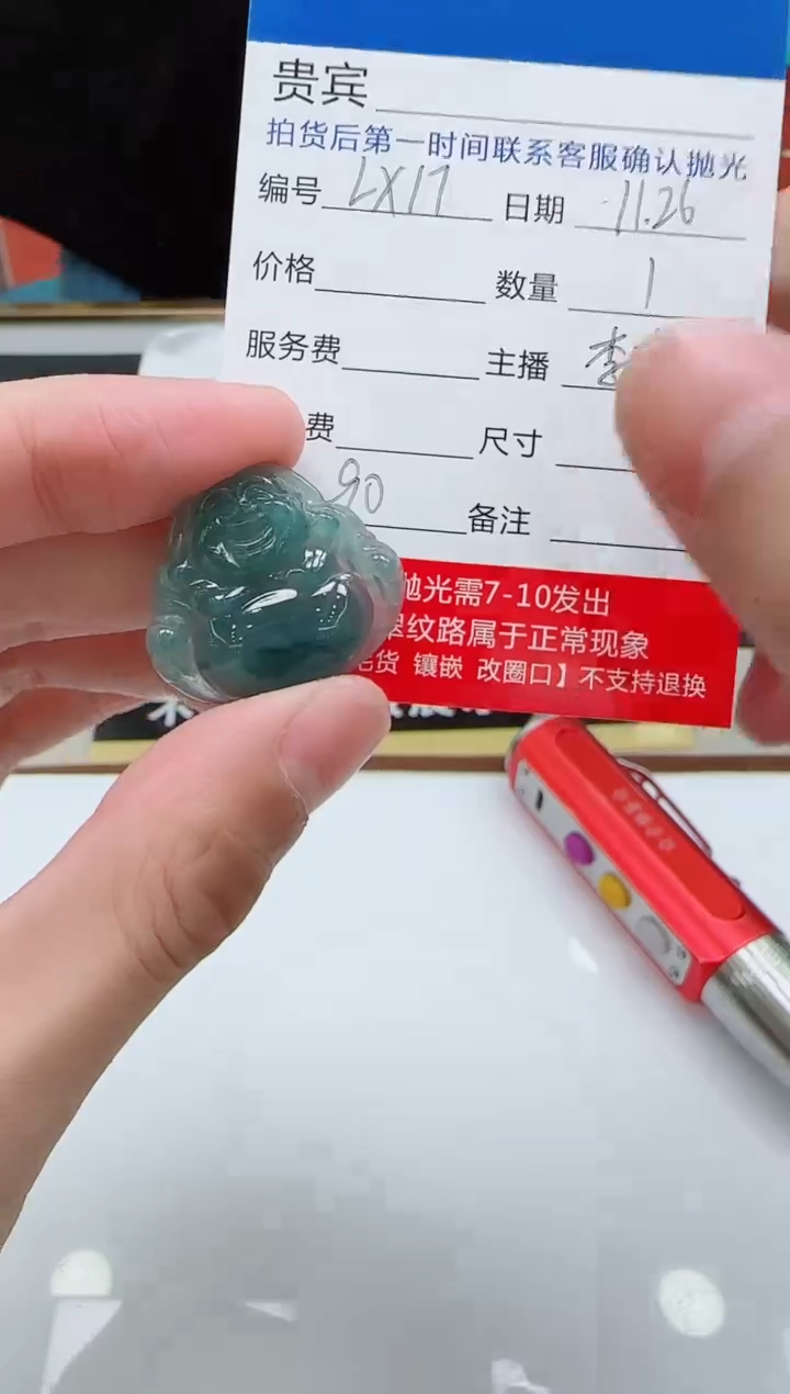 颈饰未镶嵌翡翠LX17翡翠吊坠-多样性发其一