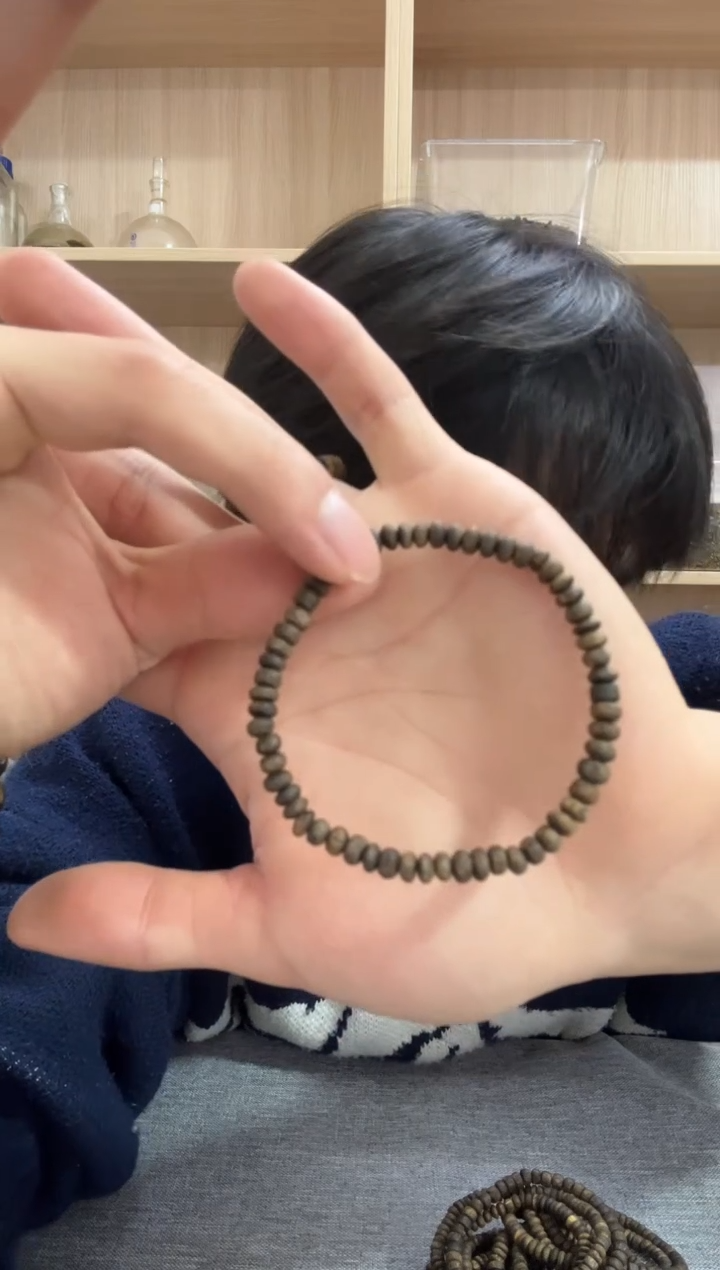 【闪购商品】沉香手串05沉水算盘珠单圈3克+ 多样性发其一