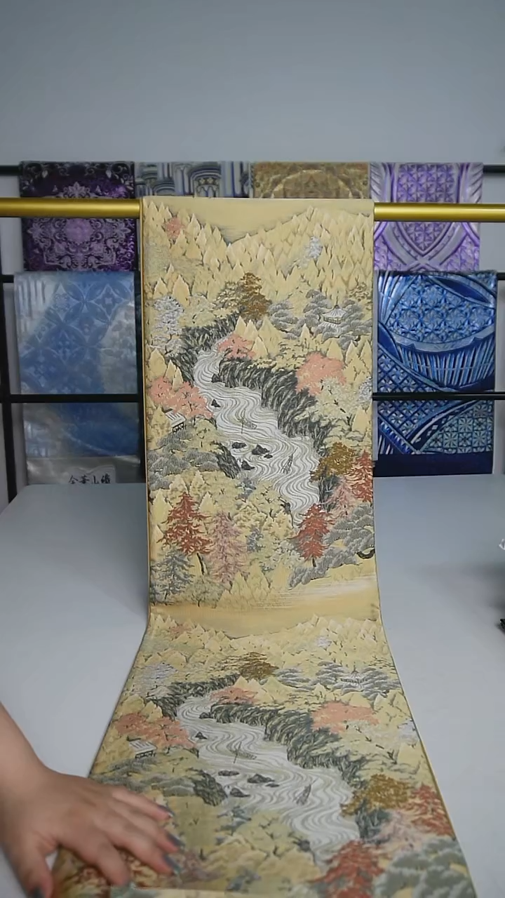 织绣117 六通绍钯细密织风景特价