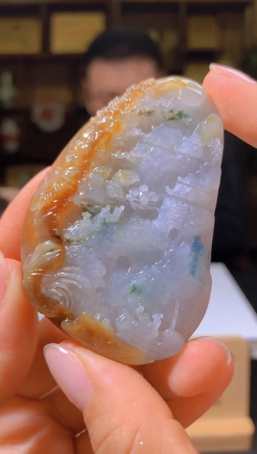 【闪购商品】定制翡翠未镶嵌L-@@QJYD028120