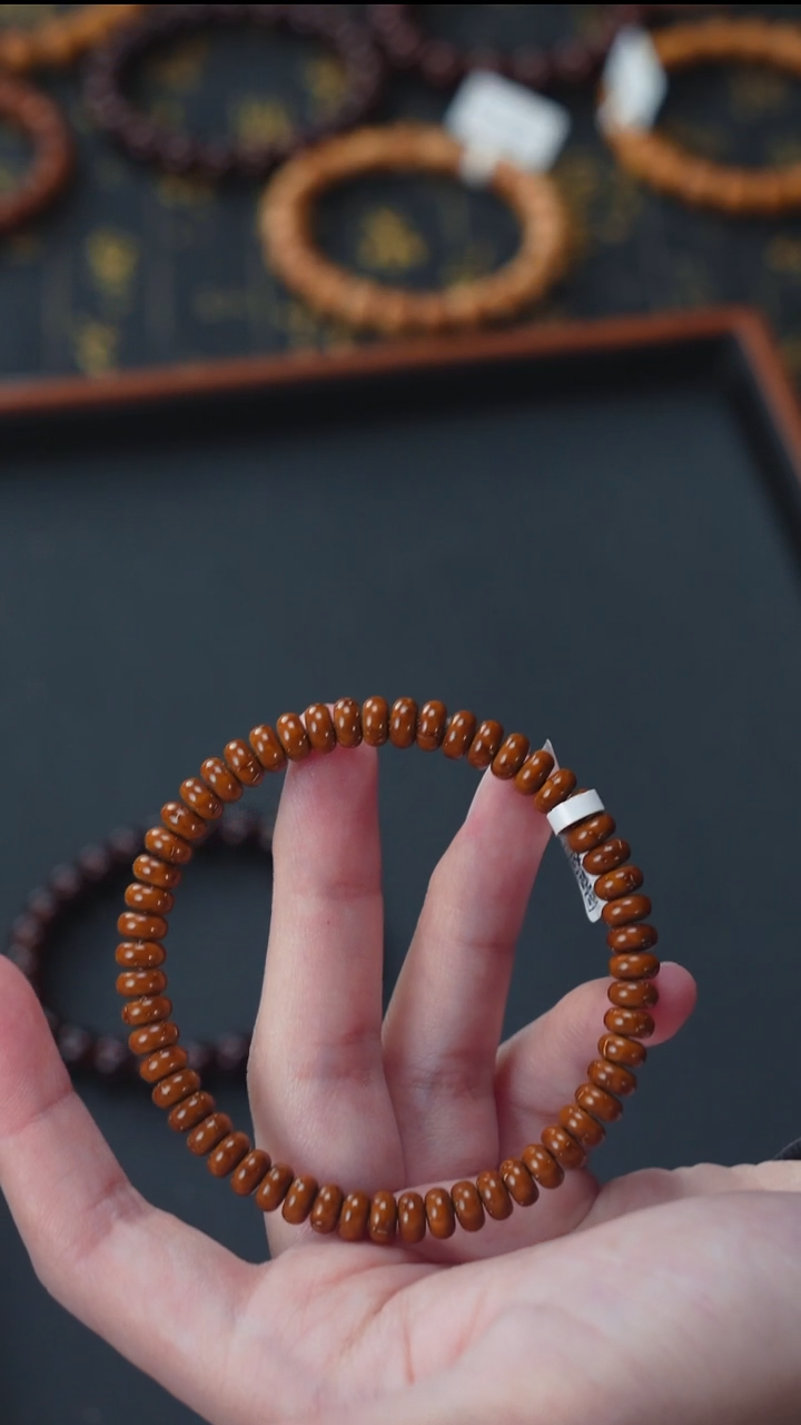 手串紫金鼠实心纯色算盘珠7