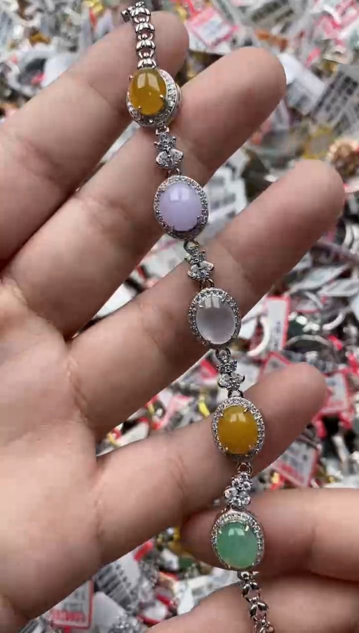 【闪购商品】翡翠戒指银S925镶嵌44444---3