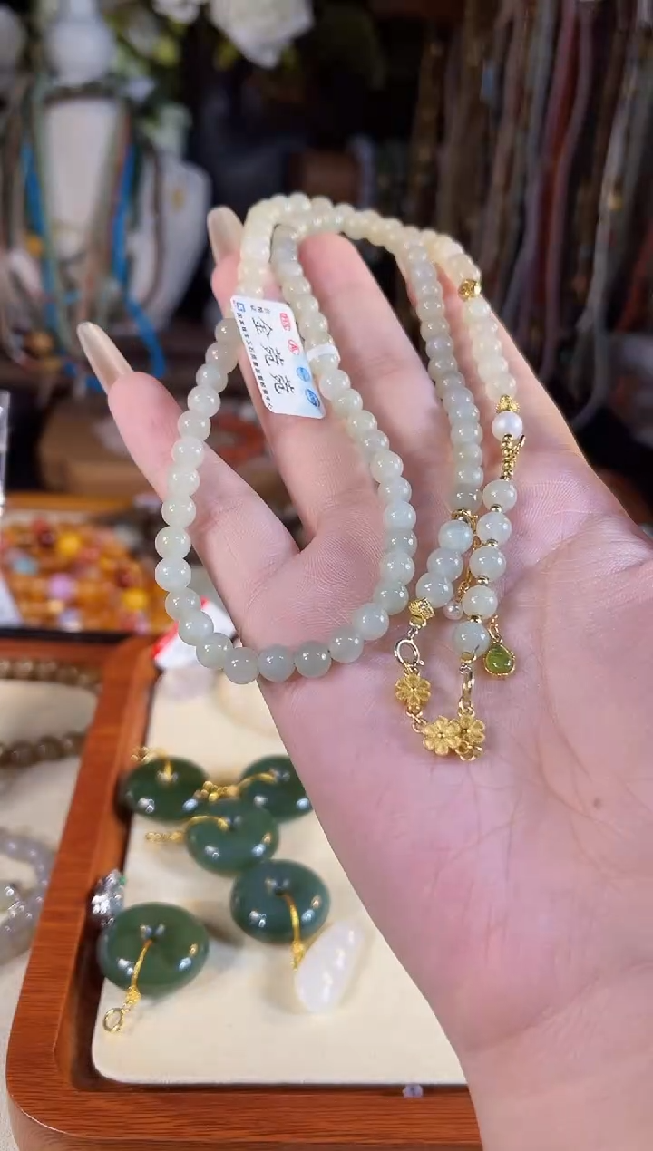 【闪购商品】和田玉项链银S925镶嵌多样性发货其一