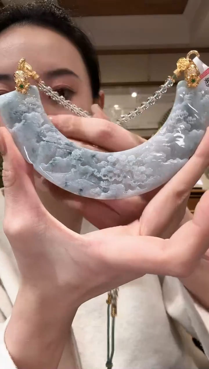 【闪购商品】翡翠颈饰未镶嵌国风