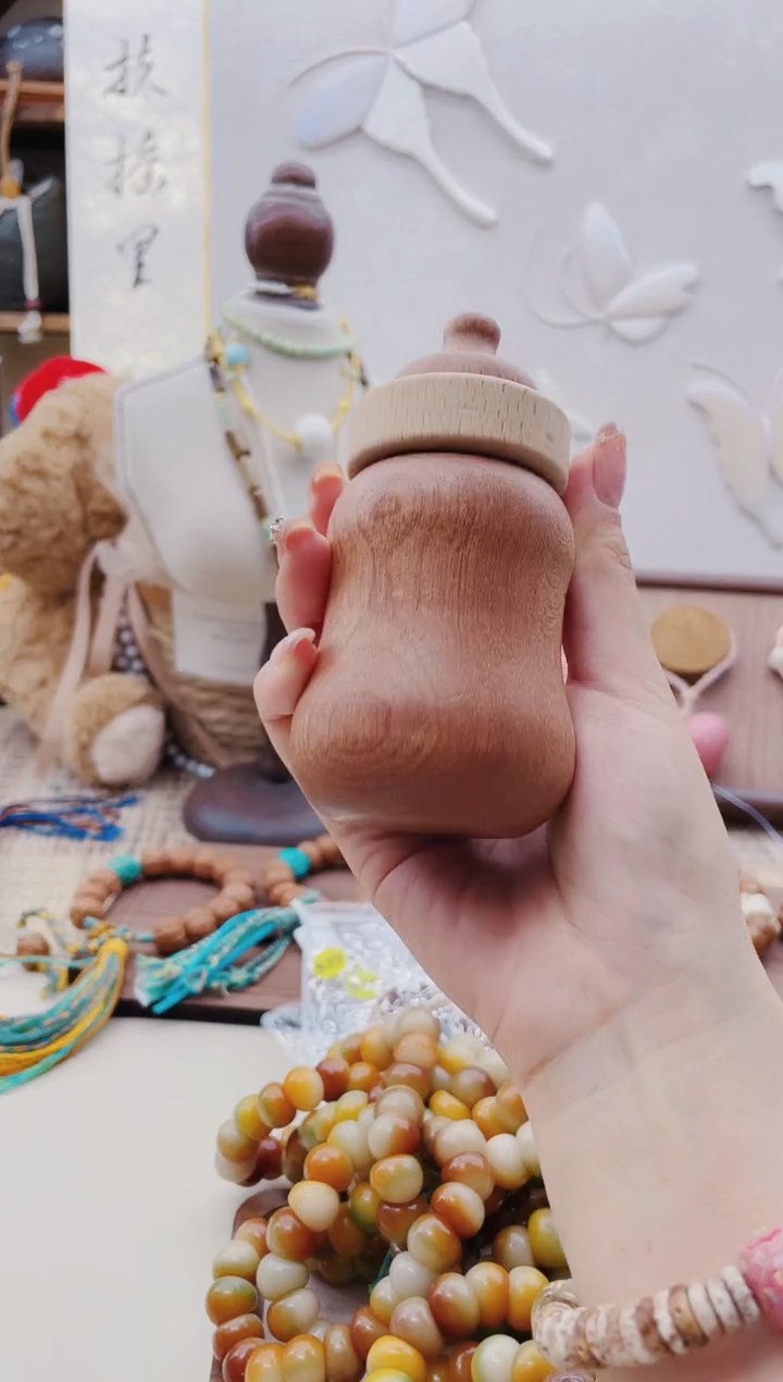 核桃木/黑胡桃（胡桃木）把件P175奶瓶发1