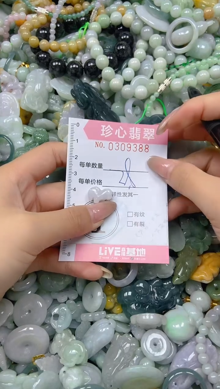 翡翠未镶嵌颈饰闪购0309388