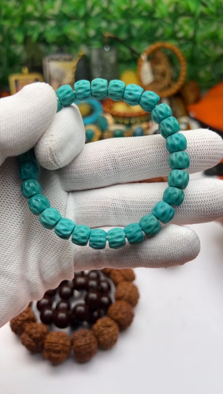 【闪购商品】绿松石手串未镶嵌文玩14mm绿松石手串