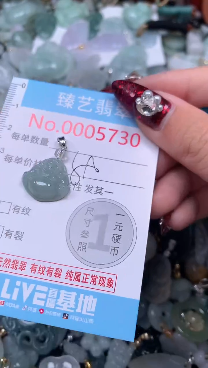 颈饰未镶嵌翡翠5730