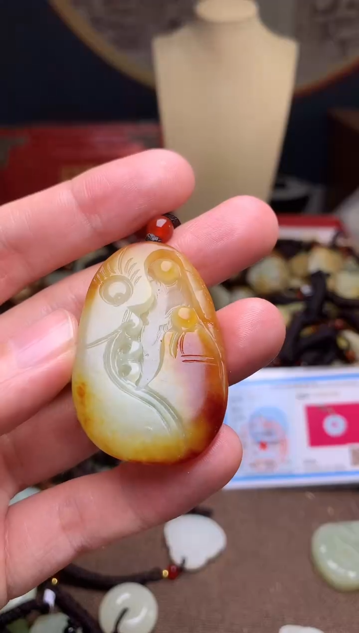颈饰未镶嵌和田玉新疆料青海料清水和田玉吊坠