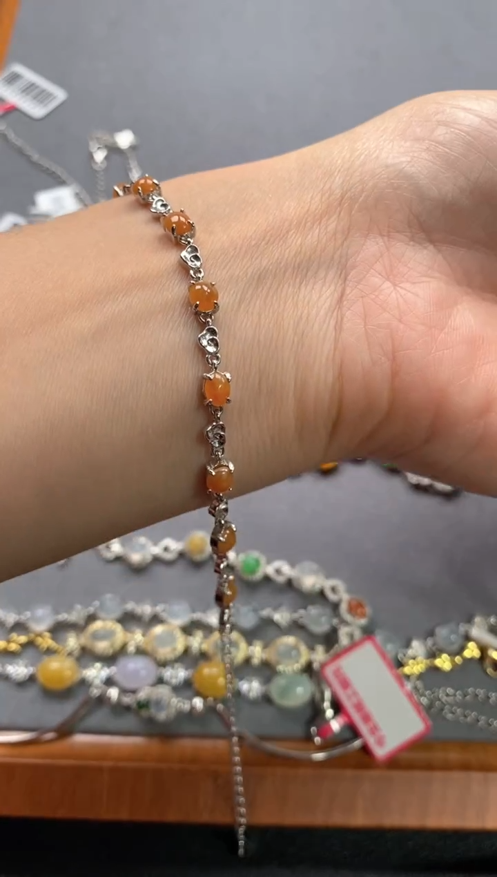 【闪购商品】翡翠戒指银S925镶嵌111111-1