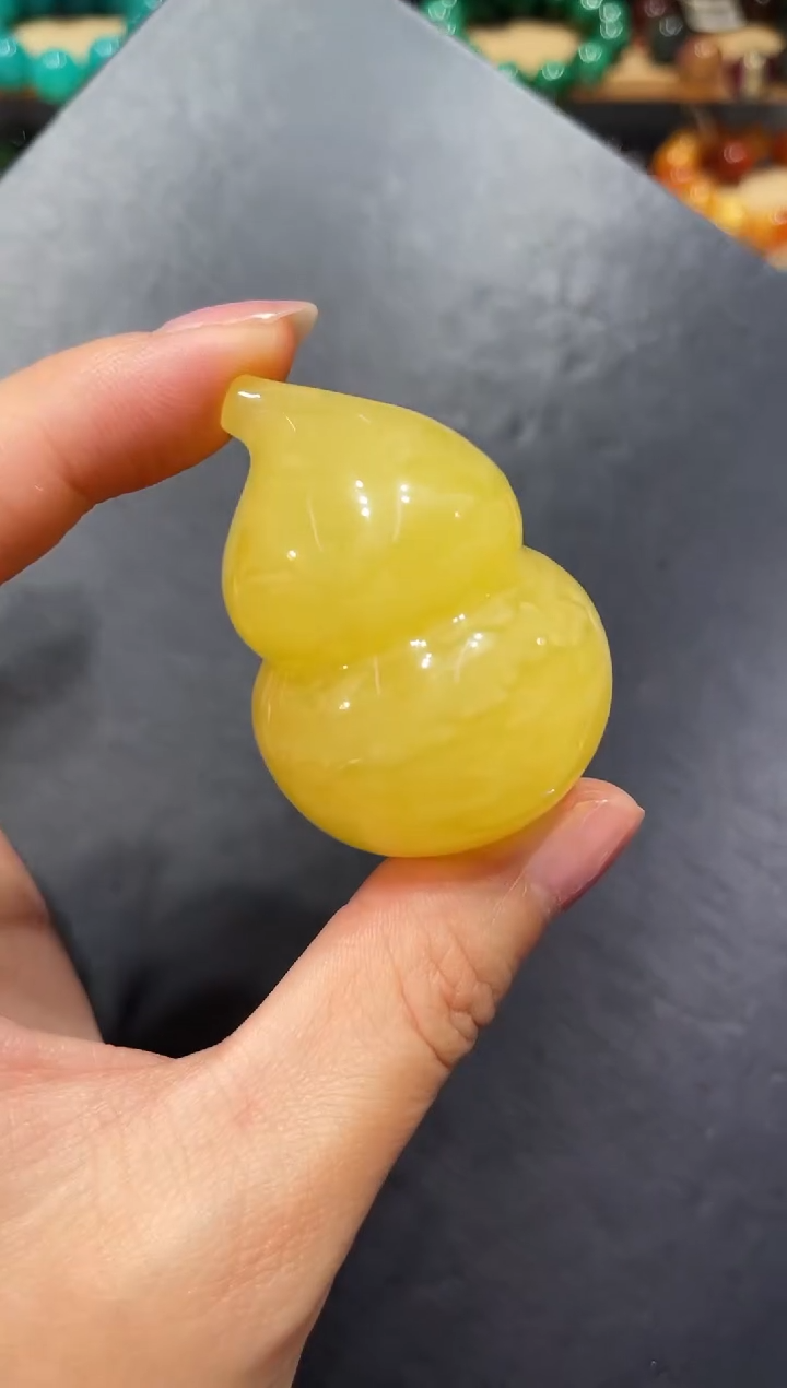 手链蜜蜡未镶嵌我****了蜜蜡葫芦27.9g