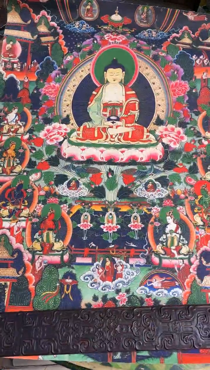 卷轴画路路的唐卡tk160