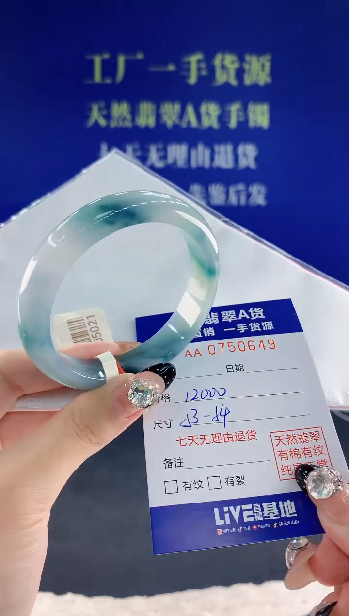 未镶嵌手镯翡翠49天然翡翠A货