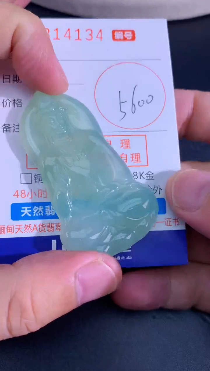 翡翠未镶嵌颈饰天然A货翡翠