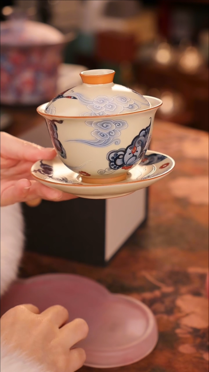 【闪购商品】陶瓷茶具（无礼盒无茶盘）@@A12040
