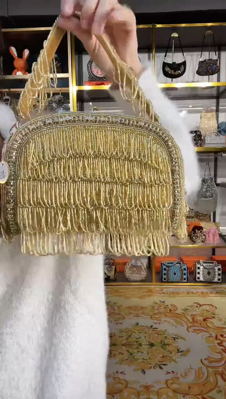 织物织物手工包直播间专拍