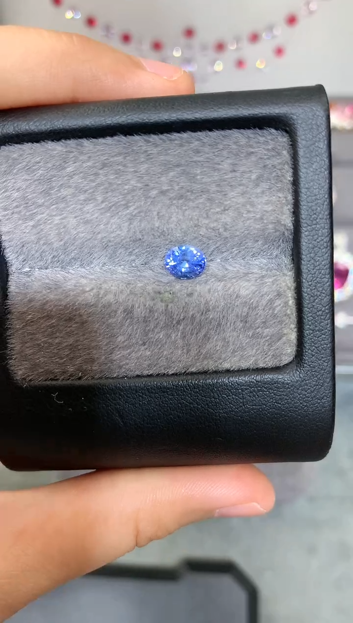 【闪购商品】定制蓝宝石裸石未镶嵌椭圆 蓝宝石 1.03ct