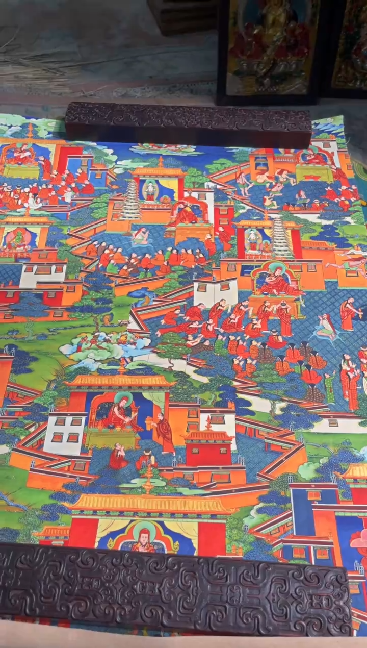 卷轴画东东唐卡tk16