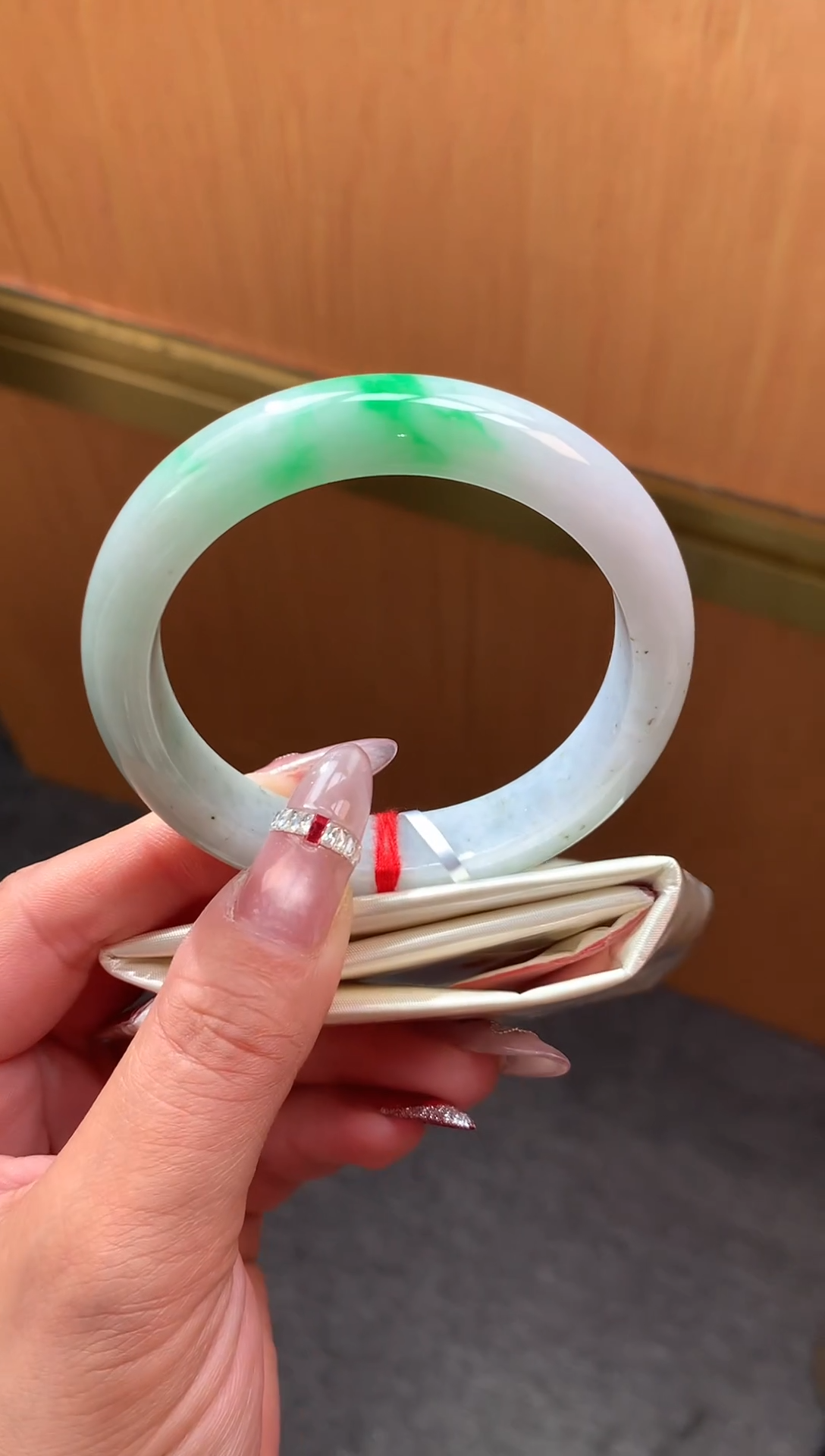 未镶嵌手镯翡翠-F22-正圈55