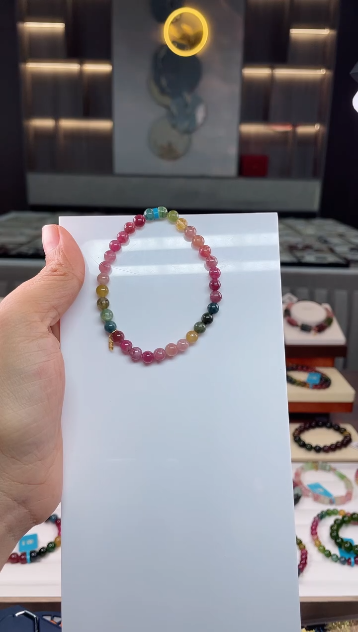 【闪购商品】碧玺单圈手串未镶嵌（多样性发一条）Q