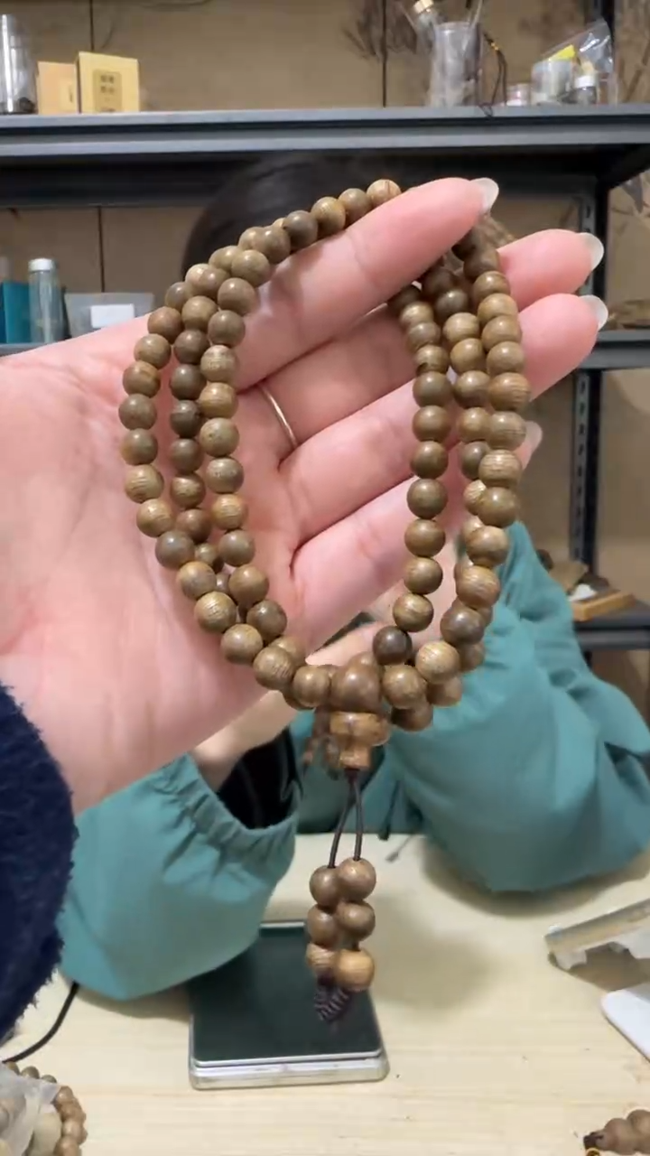 【闪购商品】沉香手串10号马来西亚西马圆珠多圈多样性一条卡6