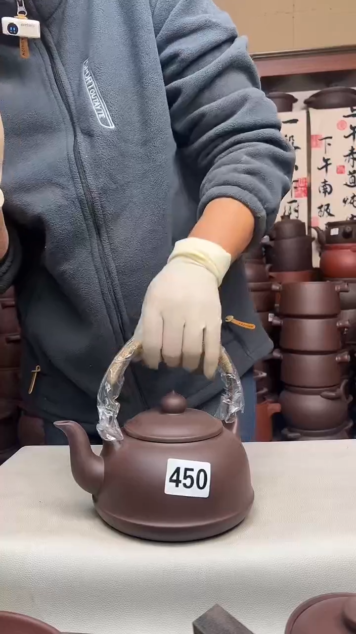 宜兴紫砂煮水壶1100CC,450