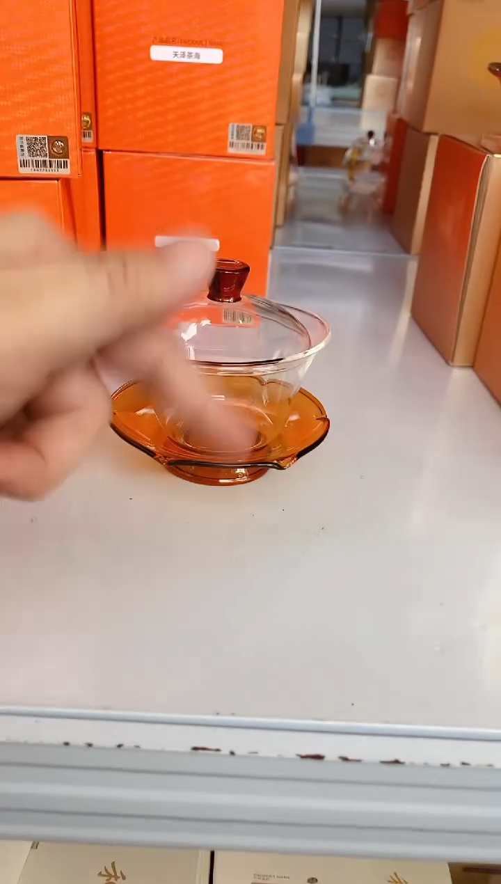 禾器/荷叶盖碗/琥珀+瀚然茶海/琥珀+清禾对杯/琥珀