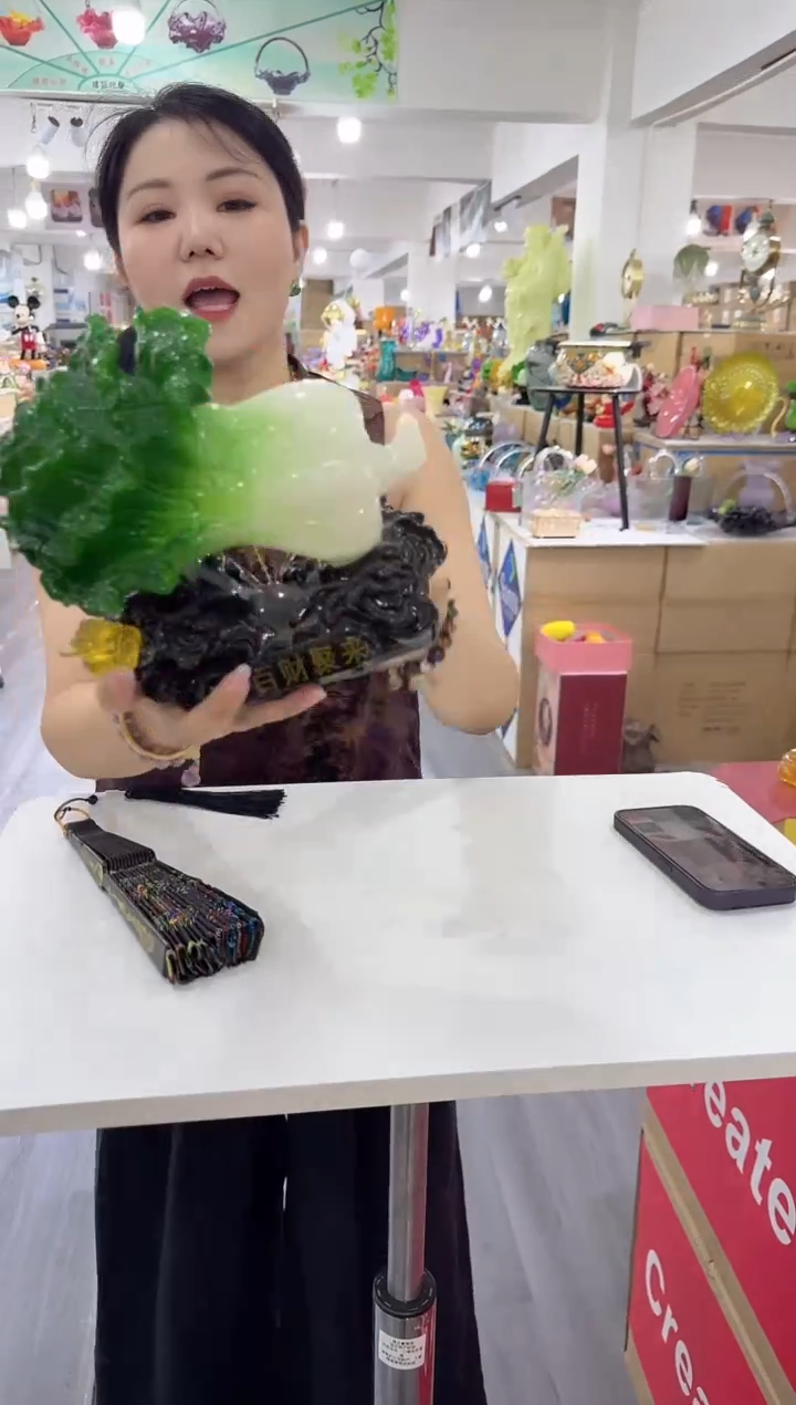琉璃瑞棋花瓶花器ZC-晚3